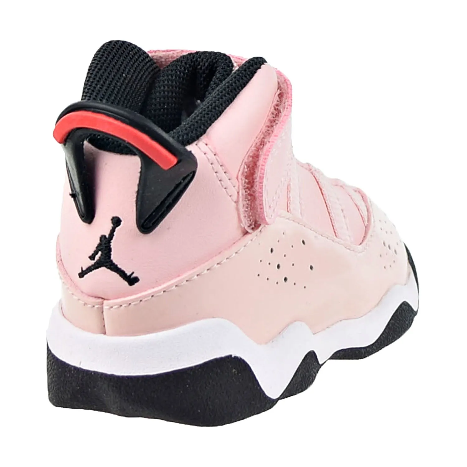 Jordan 6 Rings (TD) Toddlers Shoes Atmosphere-Infrared 23-Black-White