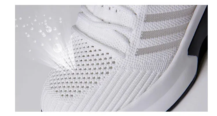 Joskaa 2024 New White Glitter Platform Sneakers