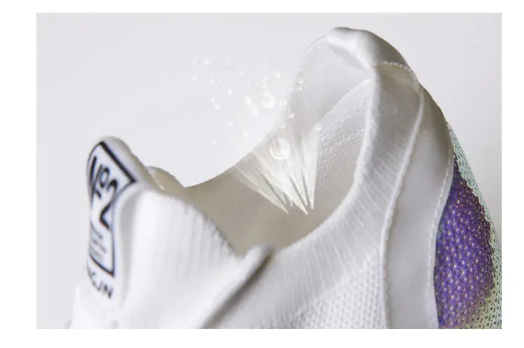 Joskaa 2024 New White Glitter Platform Sneakers