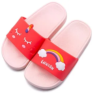 Kids Classic Cute Cartoon Lightweight Sandals (Rainbow Pink)