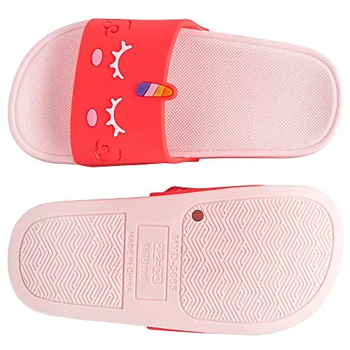 Kids Classic Cute Cartoon Lightweight Sandals (Rainbow Pink)