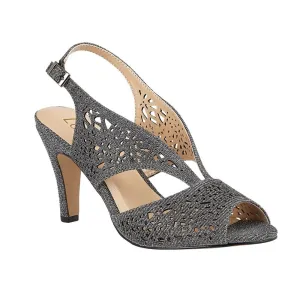 Lotus Amelia PEWTER Shimmer open toe shoes