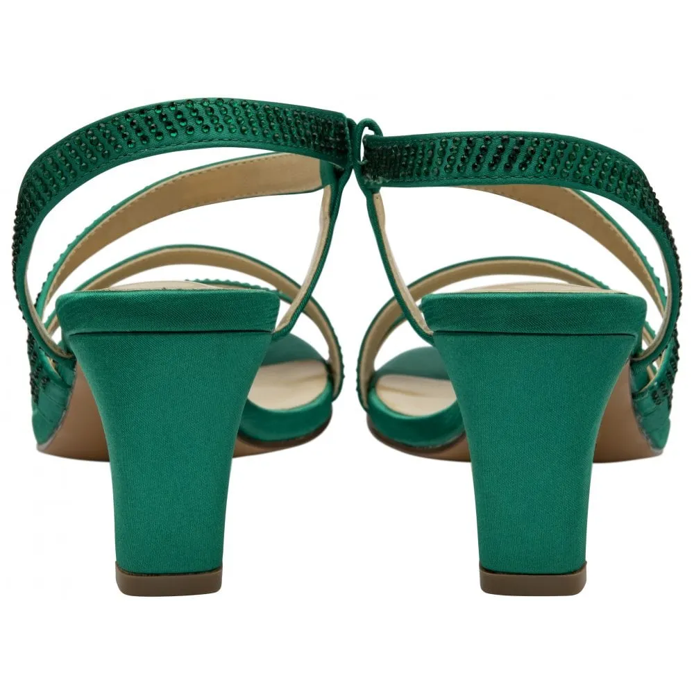 Lotus Occasion Wear Sandal Bernadett EMERALD uls377