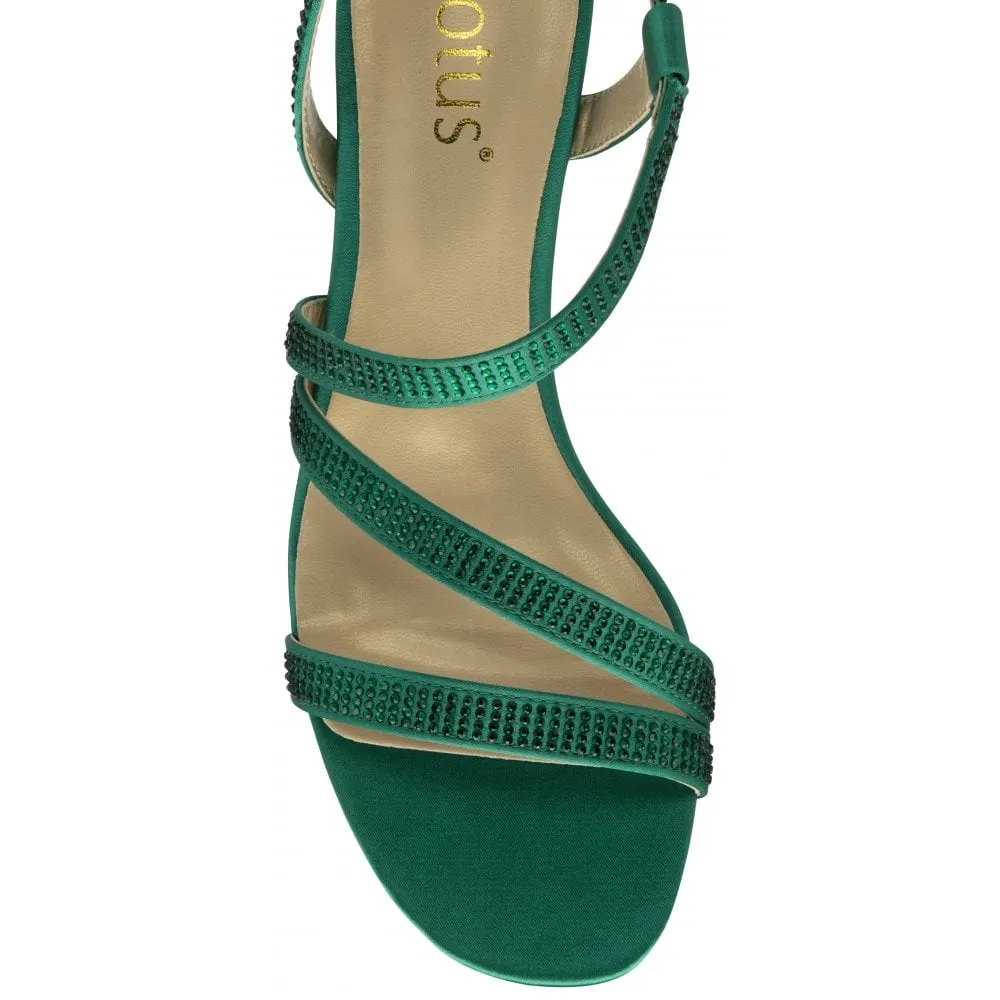 Lotus Occasion Wear Sandal Bernadett EMERALD uls377