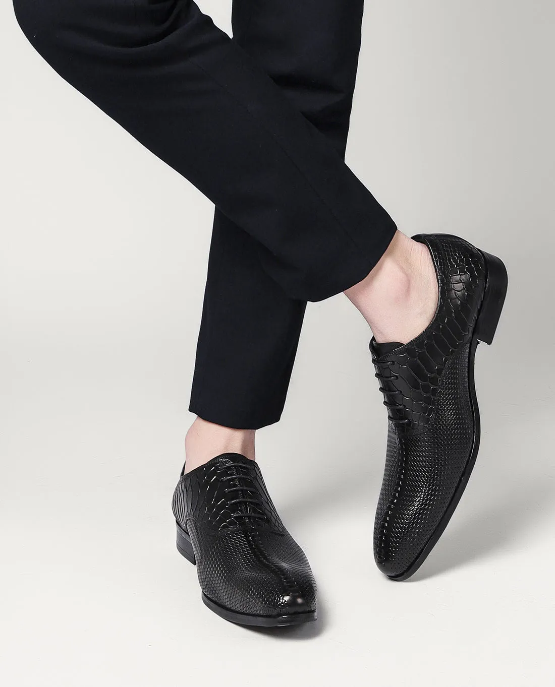 Men's Formal Leather Woven Oxfords