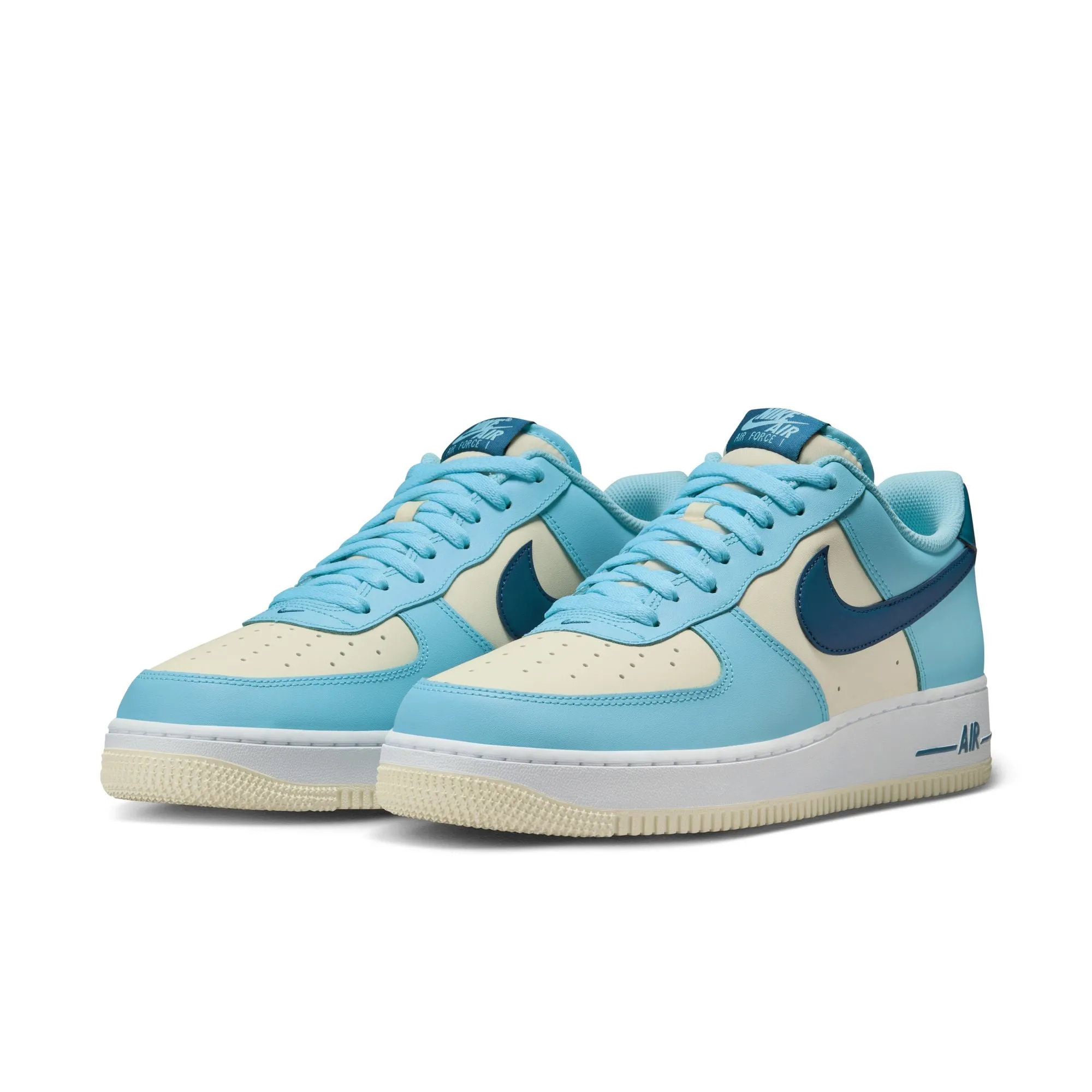 MENS NIKE AIR FORCE 1 '07 (AQUARIUS BLUE)