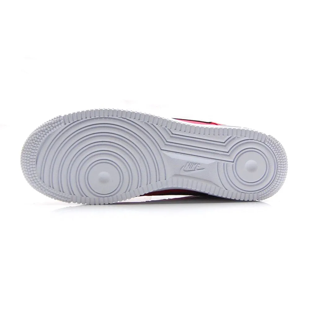 Men's Nike Air Force 1 '07 LV8 1 Reverse Stitch "BREDS" (University Red/Black/White)(CD0886-600)
