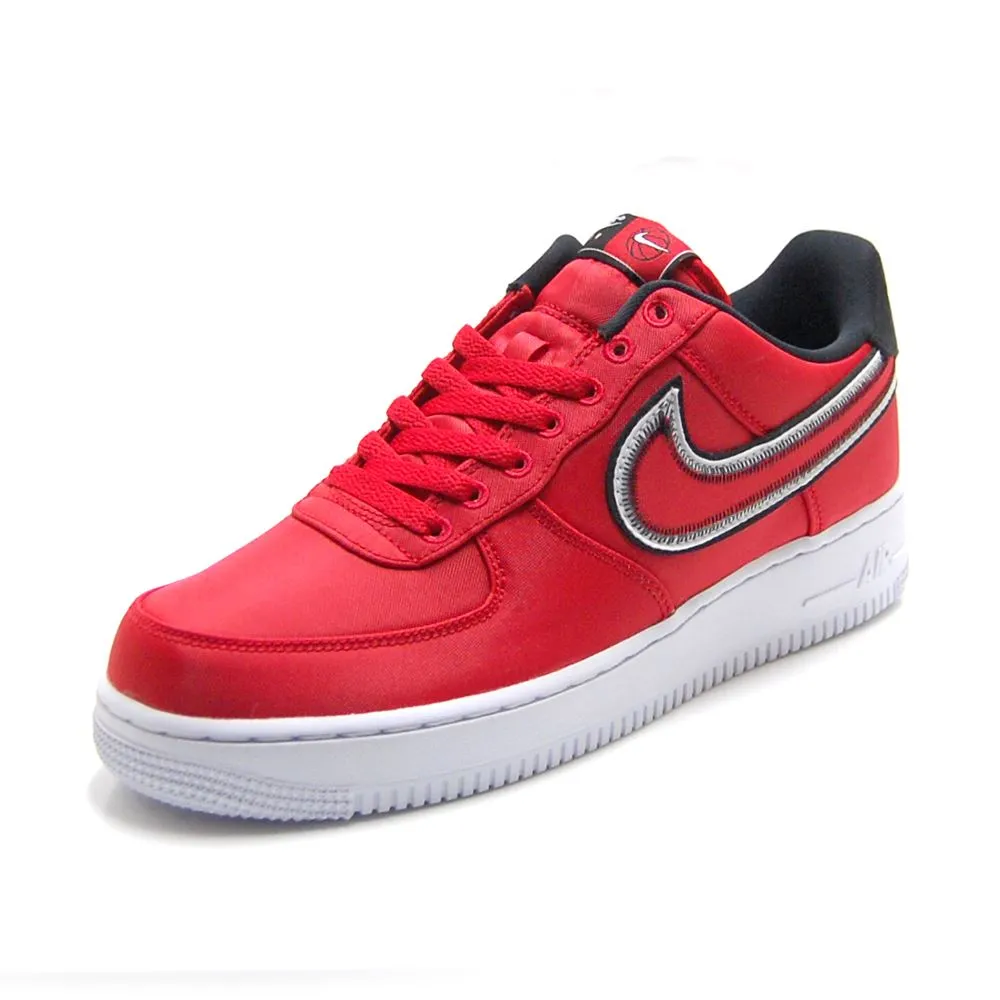 Men's Nike Air Force 1 '07 LV8 1 Reverse Stitch "BREDS" (University Red/Black/White)(CD0886-600)