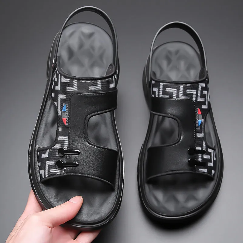 Men's Outer Wear Platform Sandals (In Stock)