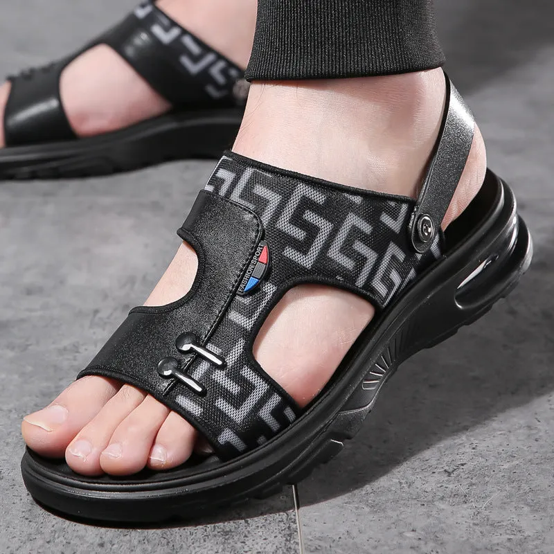Men's Outer Wear Platform Sandals (In Stock)