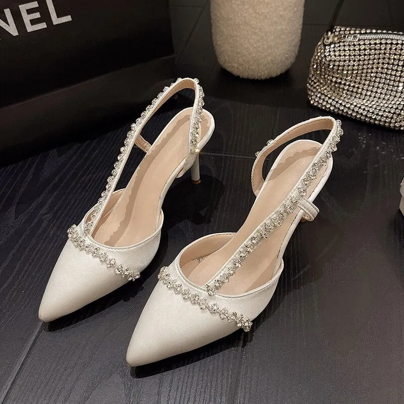 Mesh Pearl Toe Shoes
