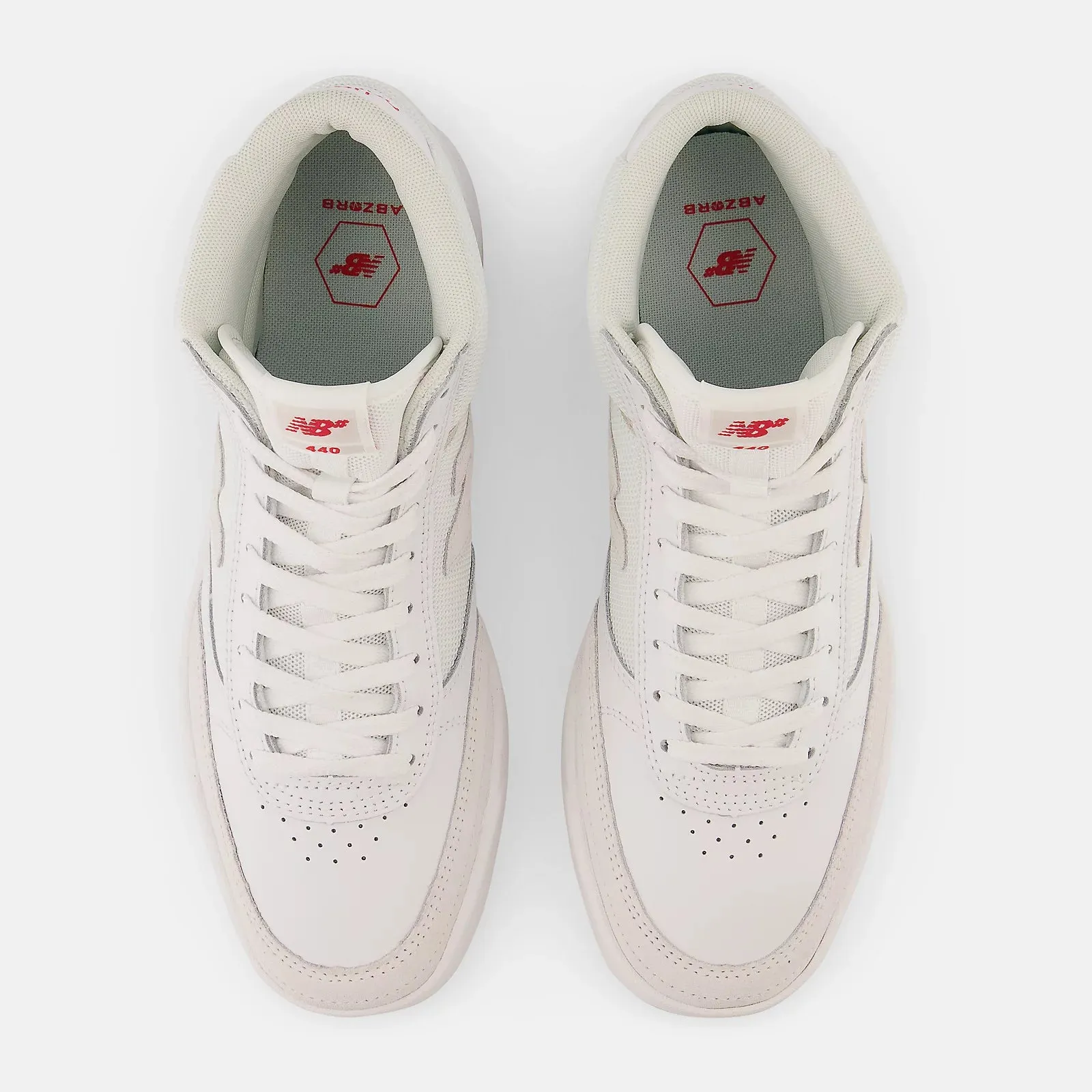 New Balance Numeric 440 High - White/Red