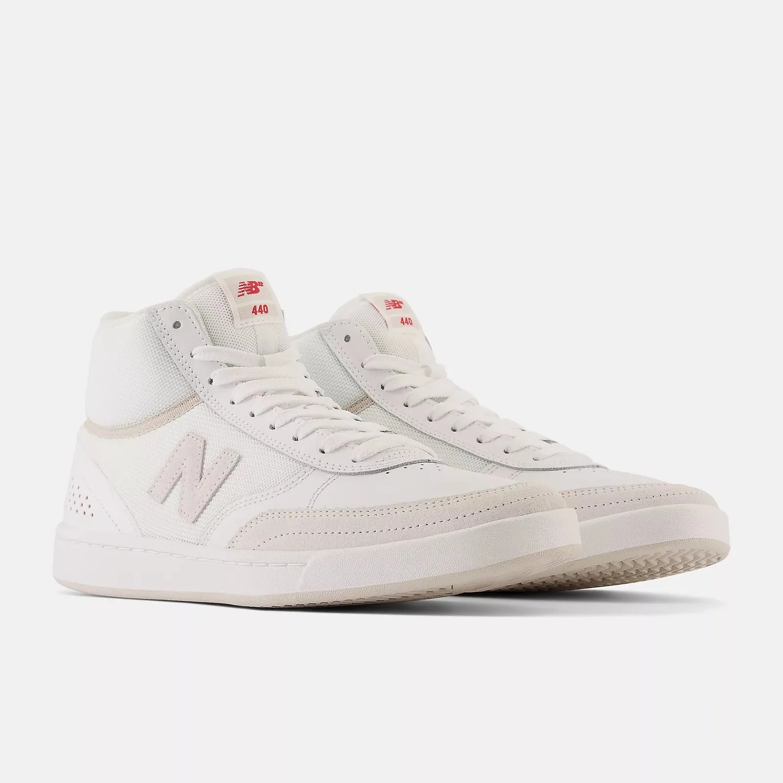 New Balance Numeric 440 High - White/Red