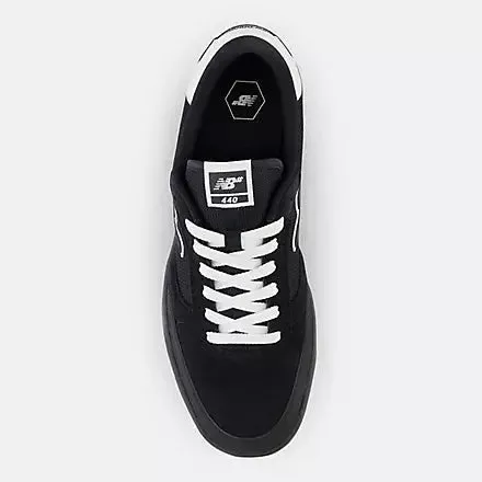 New Balance Numeric 440 Synthetic Shoes - Black/White