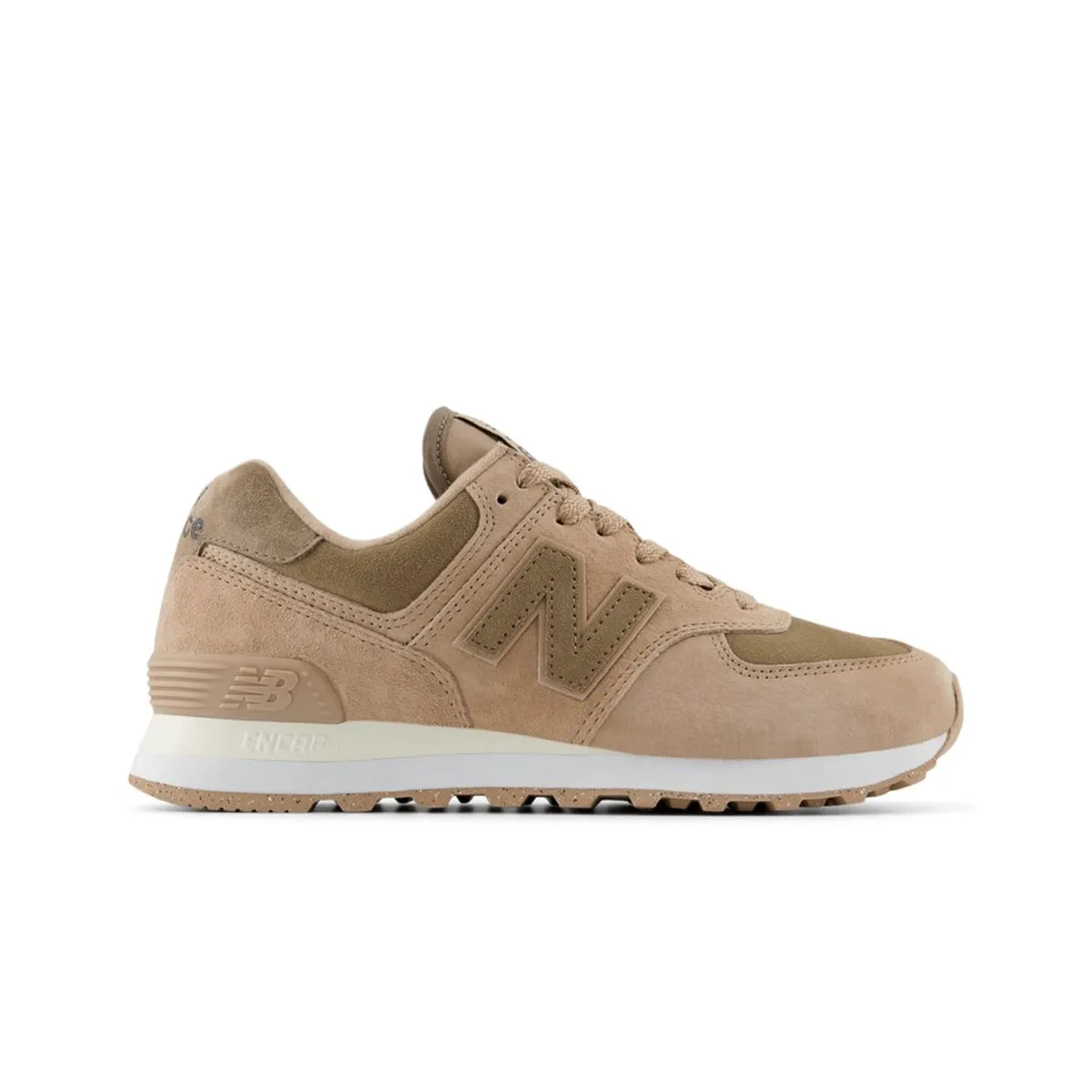 New Balance Womens 574 Running Shoes WL574HI2 Flat Taupe