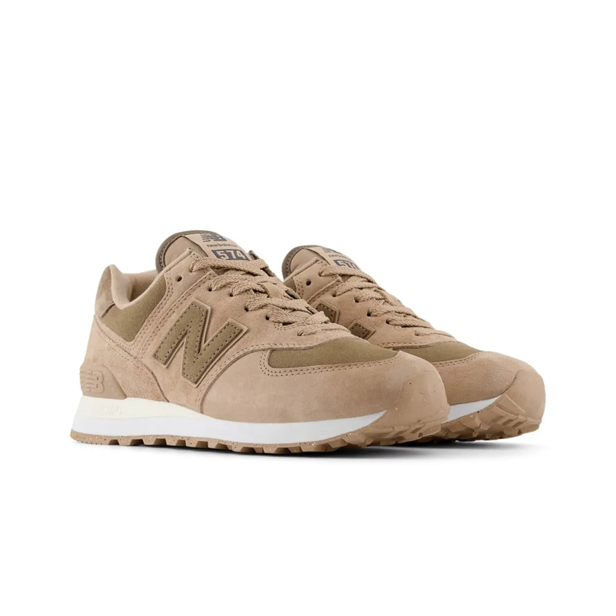New Balance Womens 574 Running Shoes WL574HI2 Flat Taupe