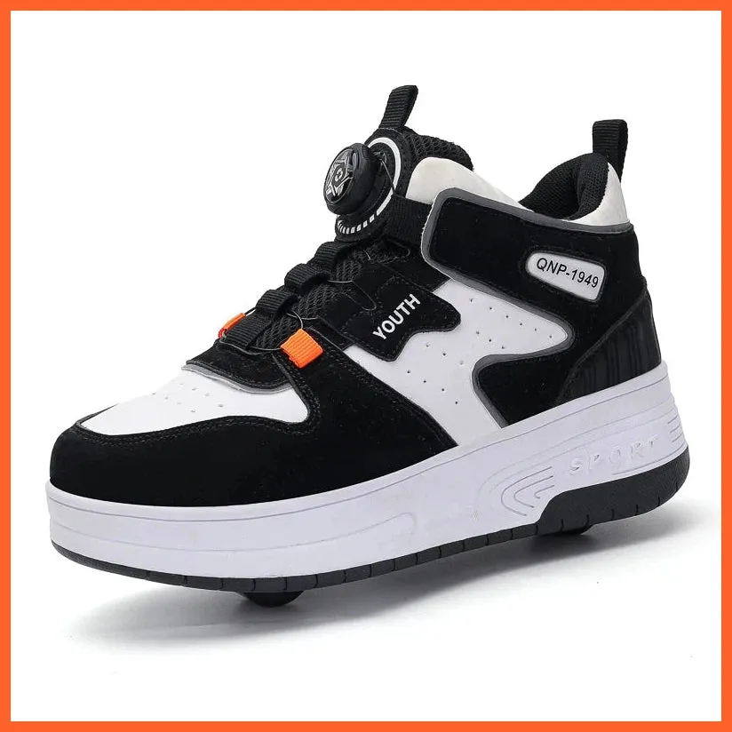 New Children Roller Skate Shoes | Sneakers With Two Wheels