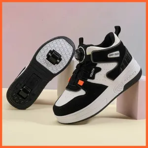 New Children Roller Skate Shoes | Sneakers With Two Wheels