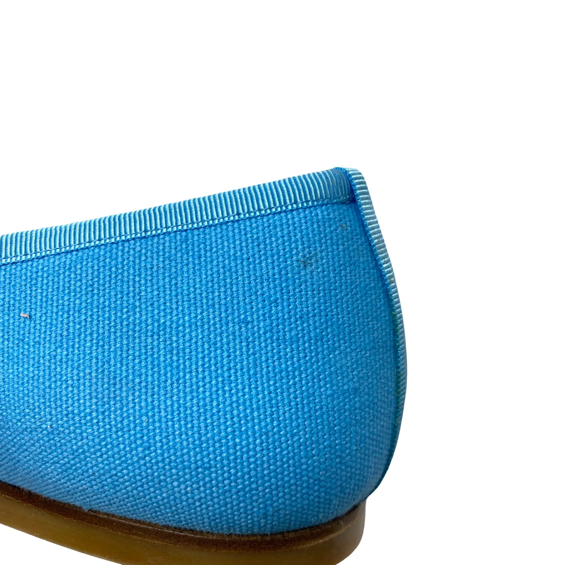 Nicky Hilton x French Sole Blue Bow Flats