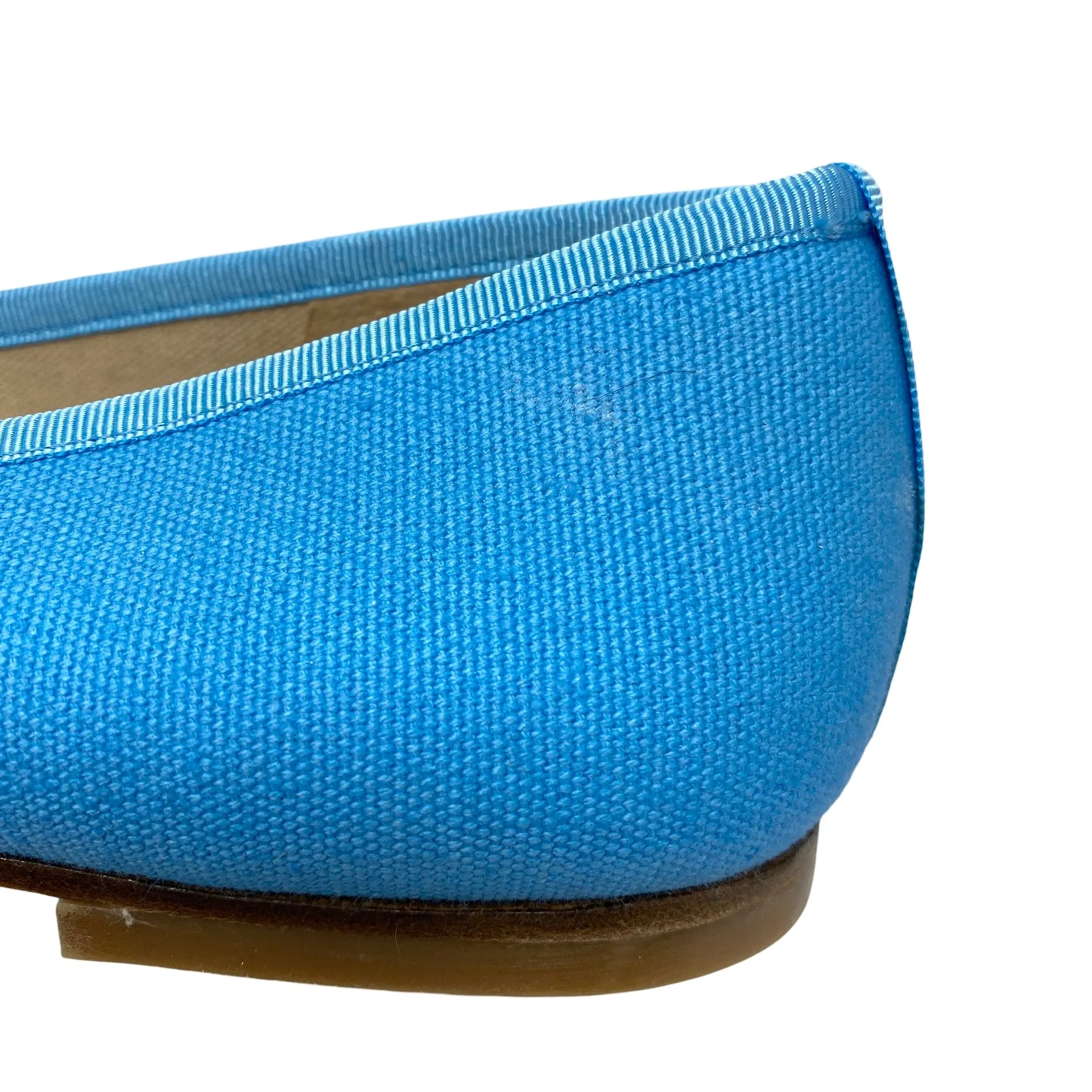 Nicky Hilton x French Sole Blue Bow Flats