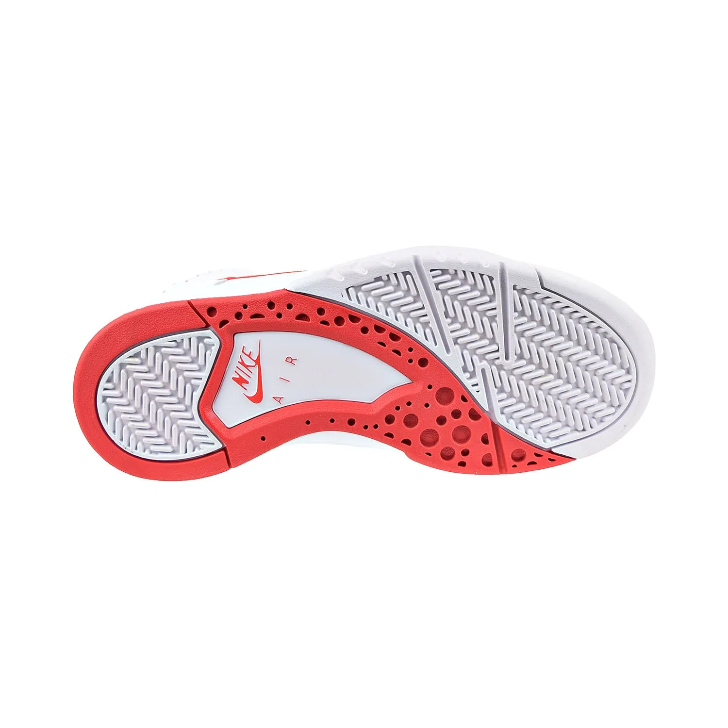 Nike Air Flight Lite Mid Men's Shoes White-University Red