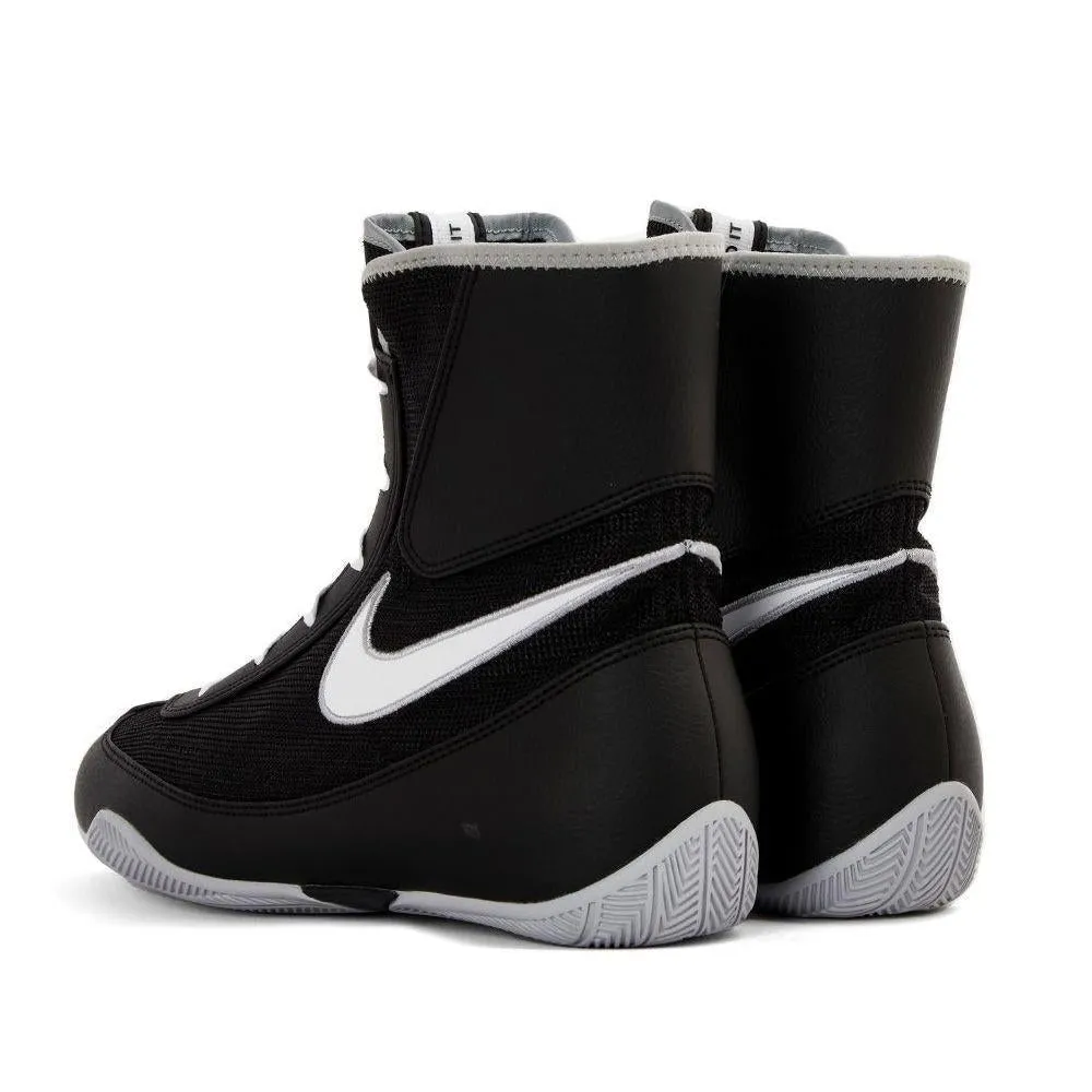 Nike Machomai 2 Boxing Boots - Black/White (Free Socks)
