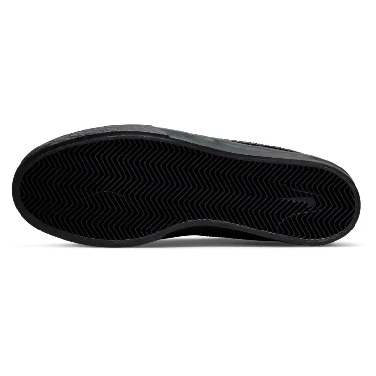 Nike SB Shane Premium Skateboard Shoe - Black/Metallic Silver-Black-Black