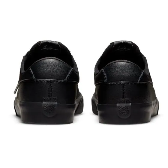 Nike SB Shane Premium Skateboard Shoe - Black/Metallic Silver-Black-Black