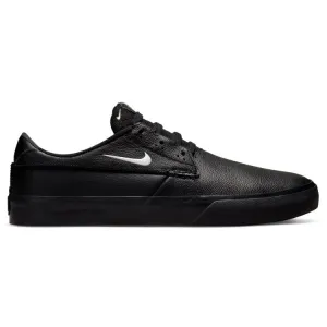 Nike SB Shane Premium Skateboard Shoe - Black/Metallic Silver-Black-Black
