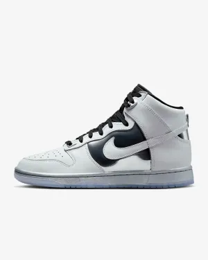 Nike W Dunk Hi SE - White / Metallic Silver / Black