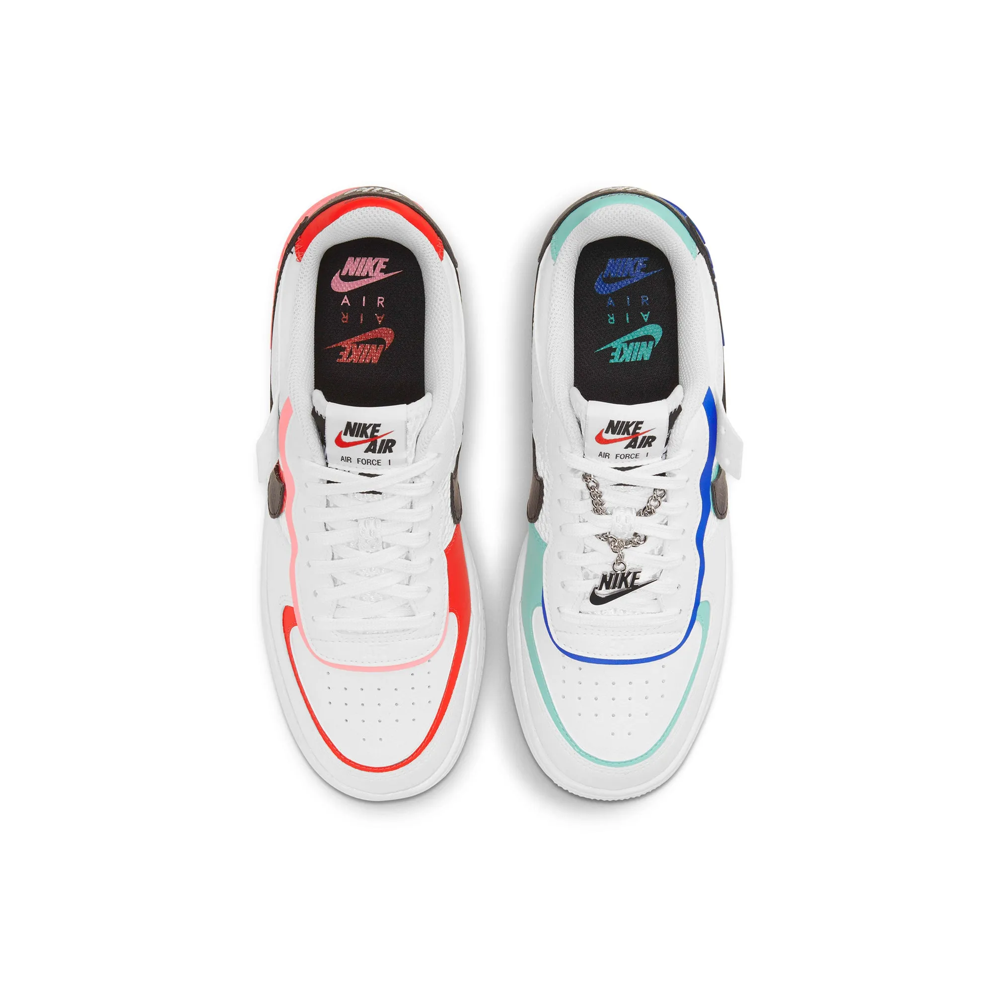 Nike Womens Air Force 1 Shadow 'Chile Red' Shoes