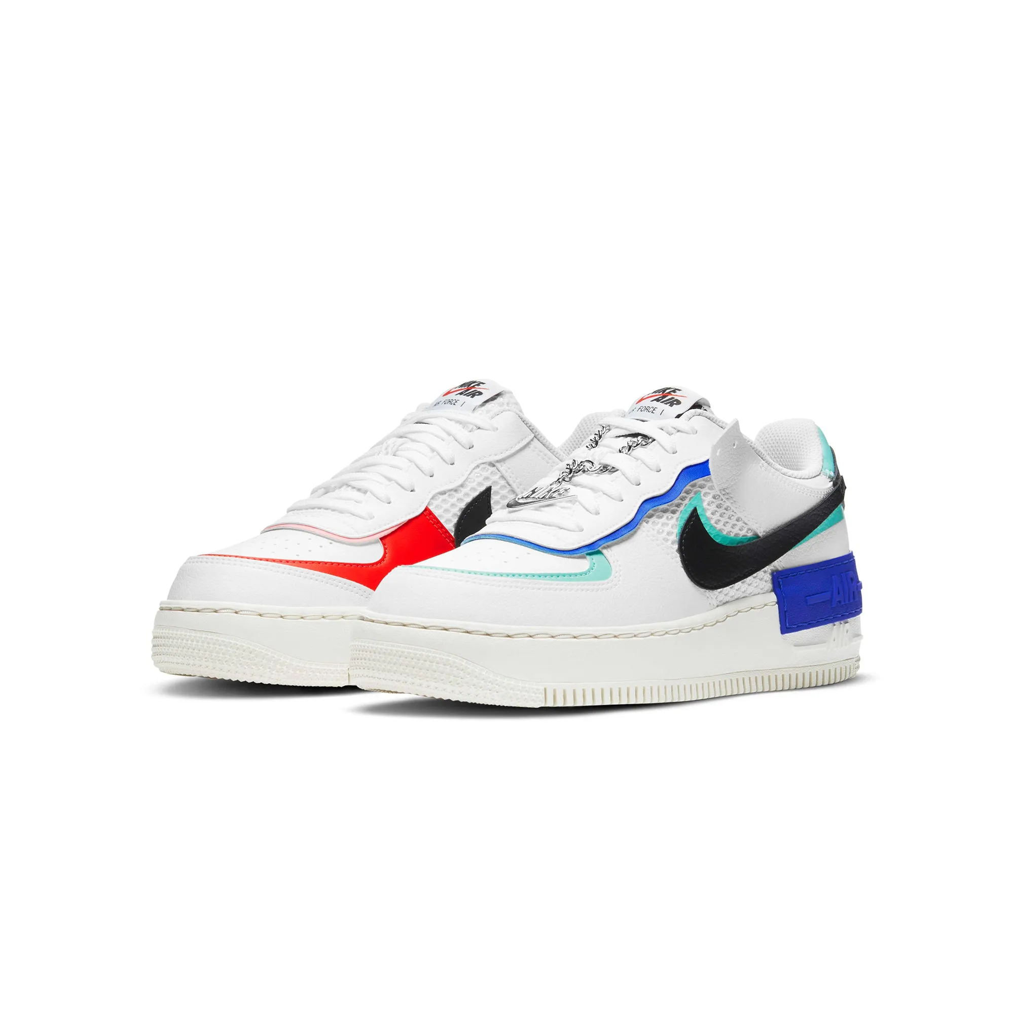 Nike Womens Air Force 1 Shadow 'Chile Red' Shoes