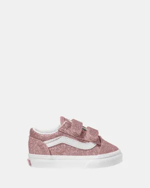 Old Skool V Glitter Infant Rose Gold