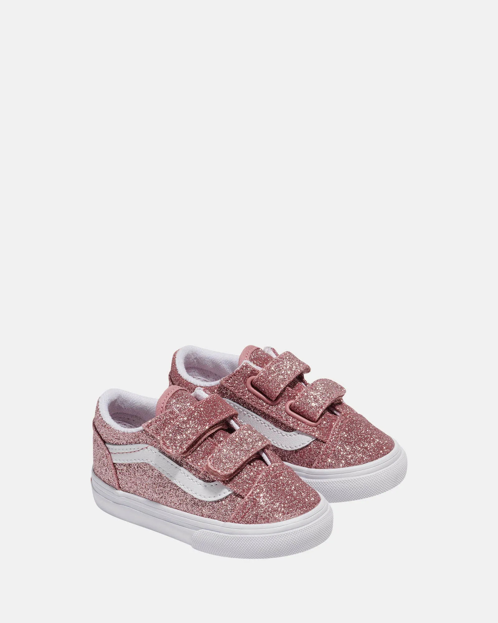 Old Skool V Glitter Infant Rose Gold