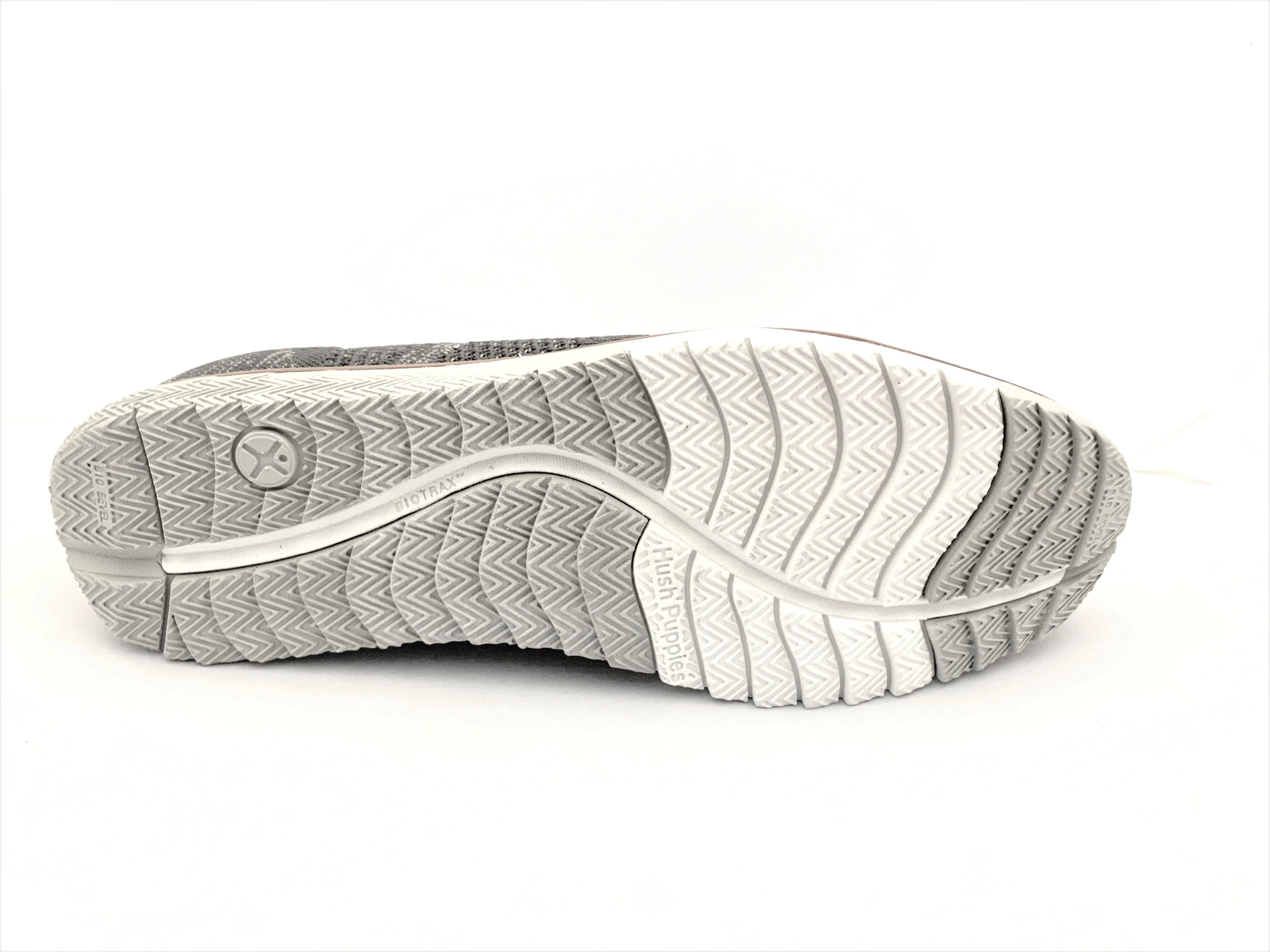 ON-SALE: Hush Puppies Grey Mesh Lace-in-Place Sneaker Shoes