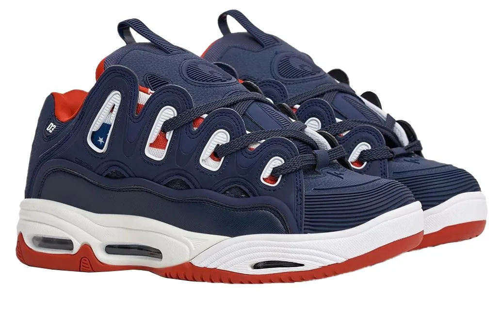Osiris D3 2001 Merica Mens Skate Trainers Shoes