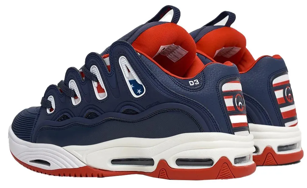 Osiris D3 2001 Merica Mens Skate Trainers Shoes