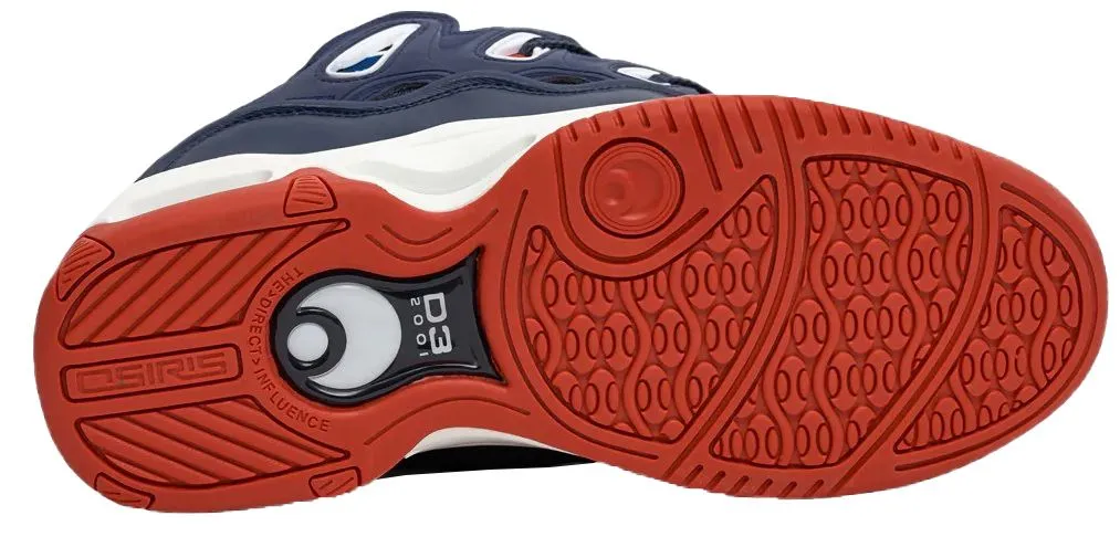 Osiris D3 2001 Merica Mens Skate Trainers Shoes