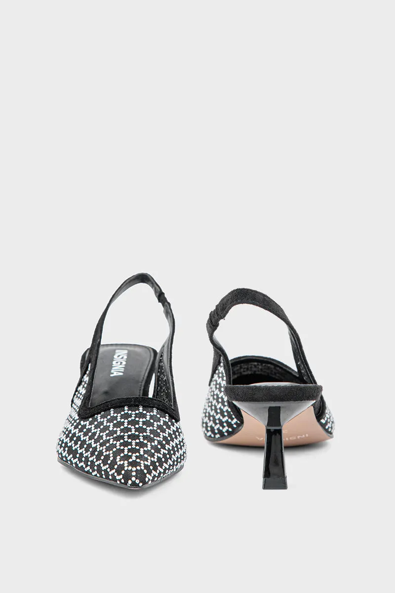 Party Wear Sling Back IP4014-Black