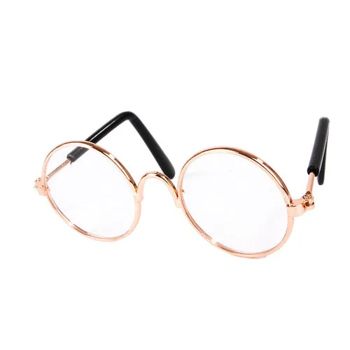 Pet Products Lovely Vintage Round Cat Sunglasses Reflection Eye Wear