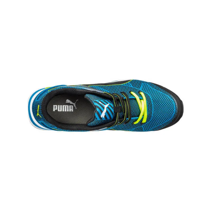Puma Blaze Knit Blue Lace Up Composite Toe Safety Shoe With Scuff Cap (643067) (Pre-Order)