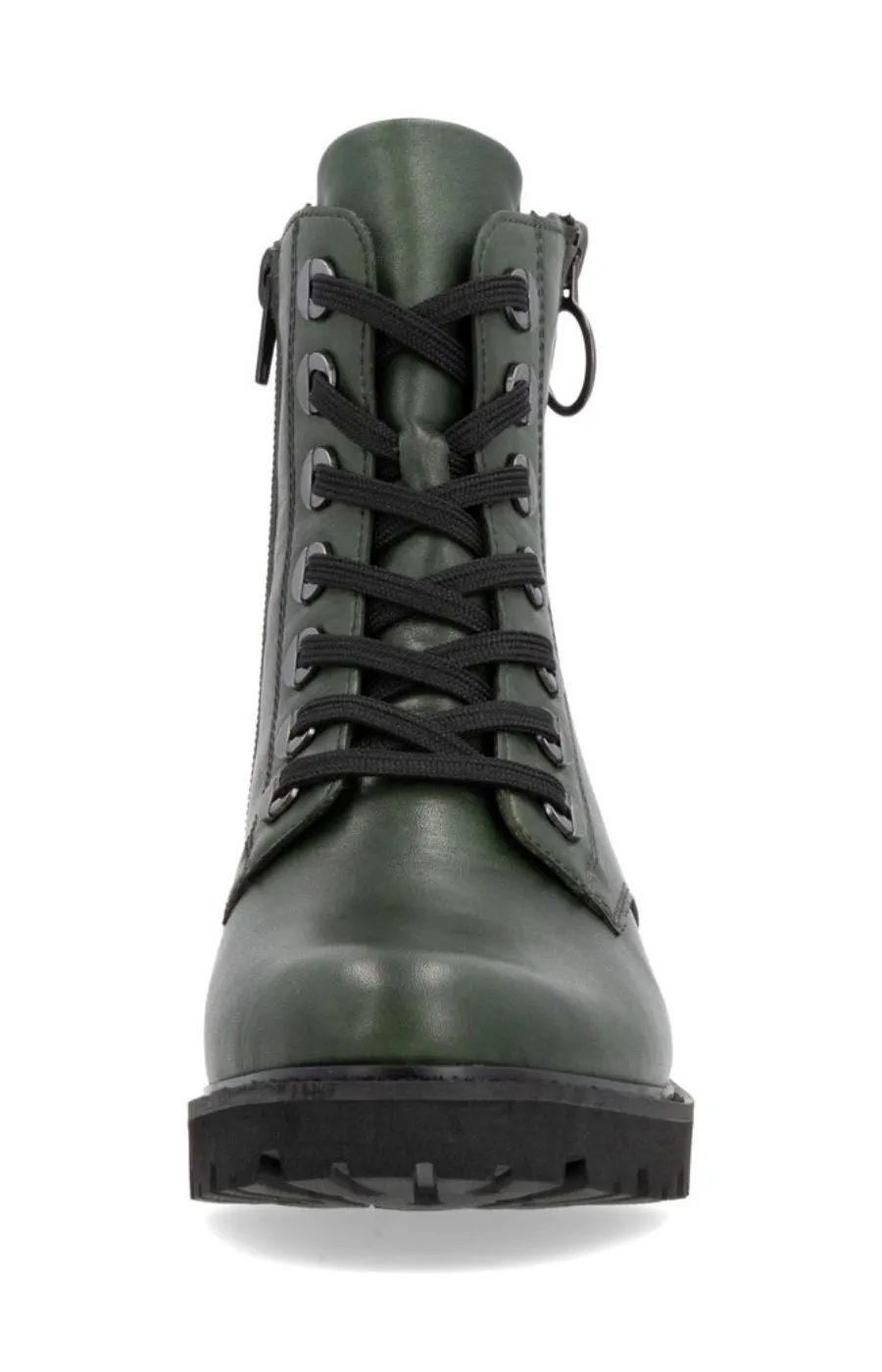 Remonte Lace Up Boots in Green