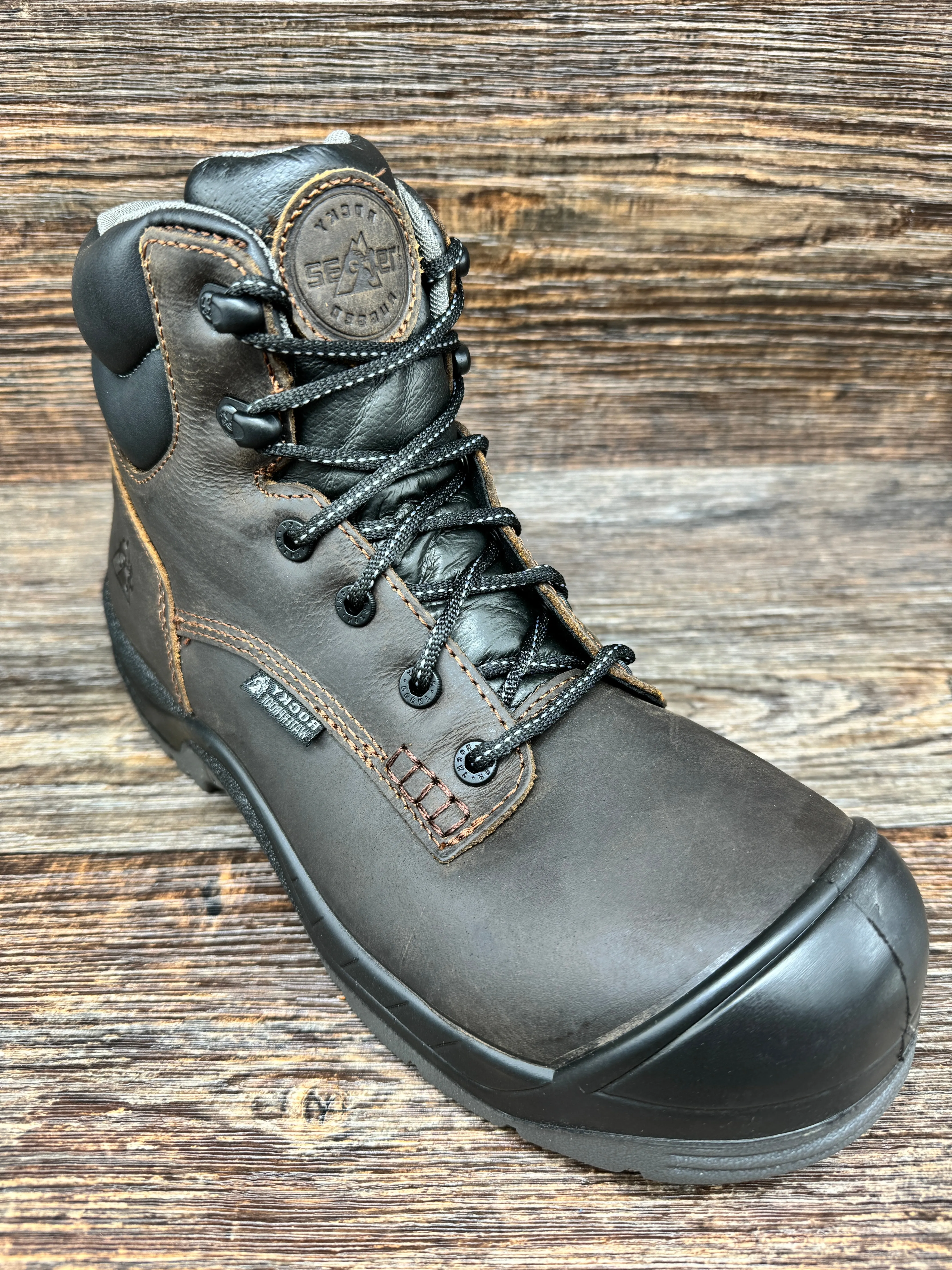 RKK0310 Men's Worksmart Waterproof Composite Toe Lace Up by Rocky