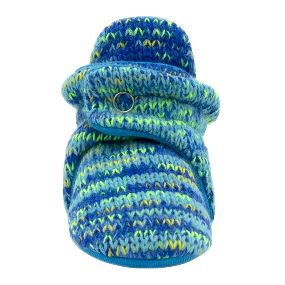 Robeez Sherpa Snap Booties - Marled Dean (3-6 Months)