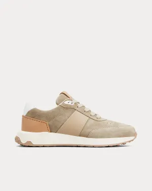 Runner Suede Beige / Brown Low Top Sneakers