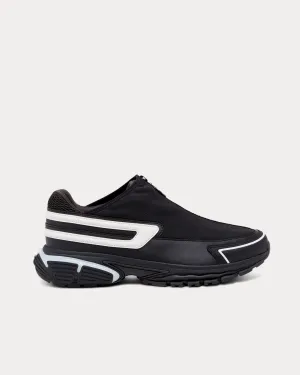S-Serendipity Pro-X1 Zip X Black / White Slip On Sneakers