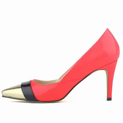 Sleek and Stylish Fine Color Coating Women's Shoes