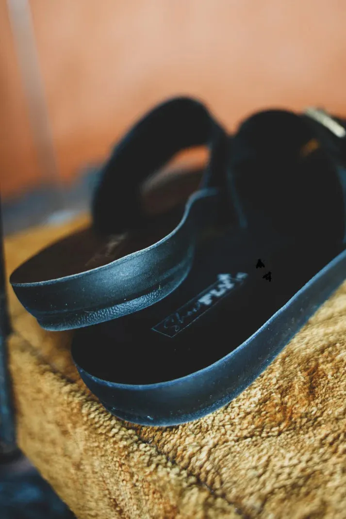 Slick Lux Black Slides