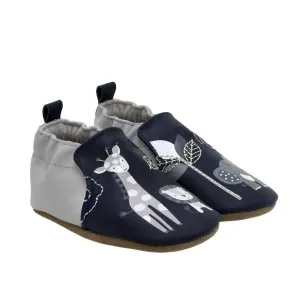 Soft Sole Baby Hello World - Navy