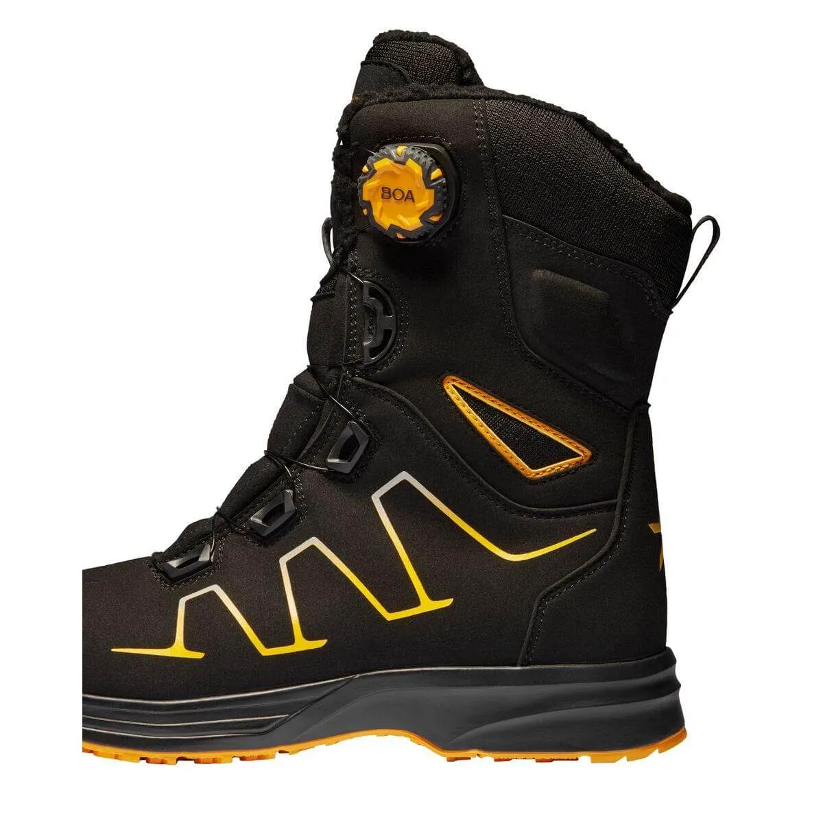 Solid Gear by Snickers 61004 Shore Lightweight High Leg Wide Fit BOA S3 Compoite Toe Cap Safety Boots